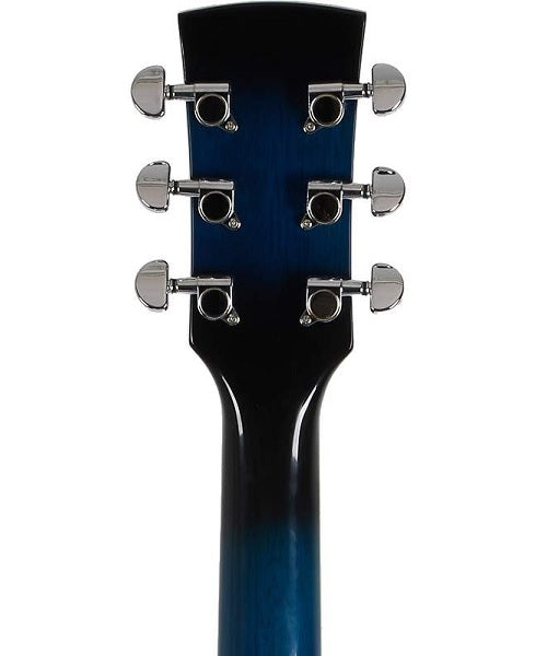 Ibanez Guitarra Electroacústica Sombreada Transparente PF15ECE-TBS, Serie Performance
