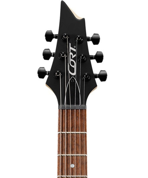 Cort Guitarra Eléctrica KX100-BKM Negro Matte, Serie KX