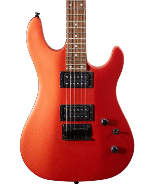 Cort Guitarra Eléctrica Anaranjada KX100 IO, Serie KX