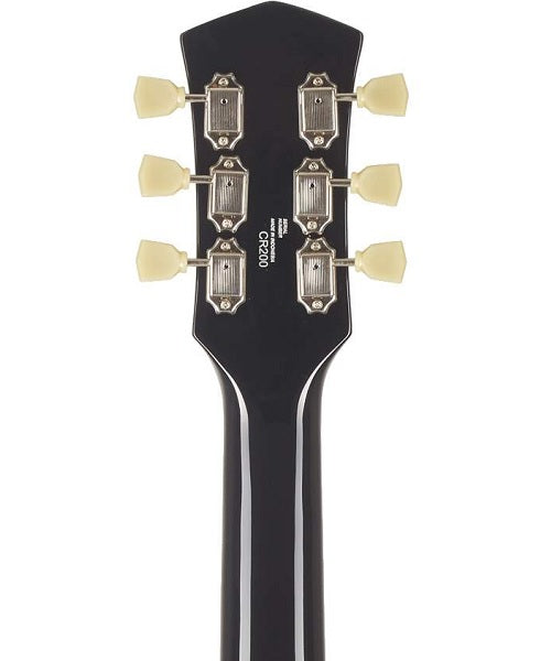 Cort Guitarra Eléctrica Negra CR200 BK, Classic Rock
