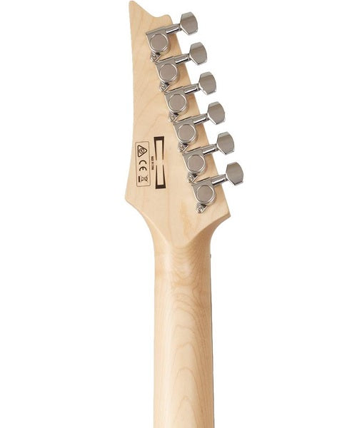 Ibanez Guitarra Eléctrica Negra Transparente Sombreado GRX70QA-TKS, Gio RG