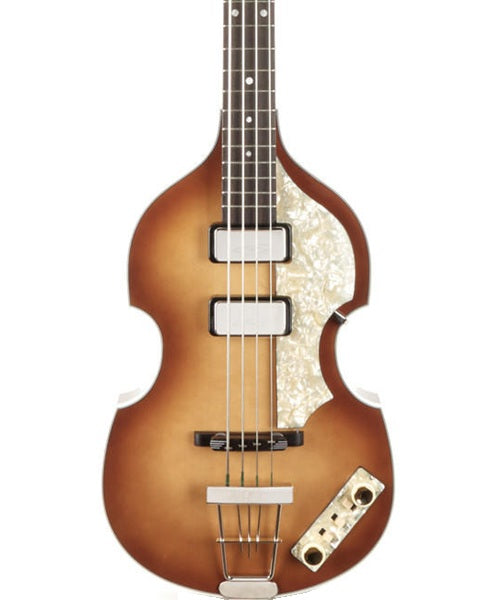 “Exclusiva en Veerkamp Online” Höfner Bajo Eléctrico Sombreado H500/1-61-0 con Estuche, Beatle Bass