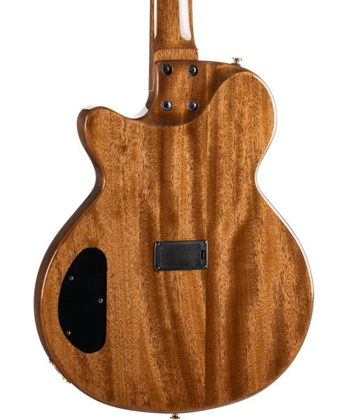 Cort Guitarra Electroacústica Café Sombreado con Funda SUNSETNYLECTRICDLXTS, Serie Sunset Nylectric DLX