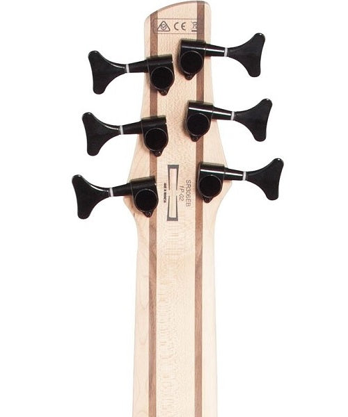 Bajo Eléctrico Ibanez SR306EB-WK Negro Veteado de 6 Cuerdas