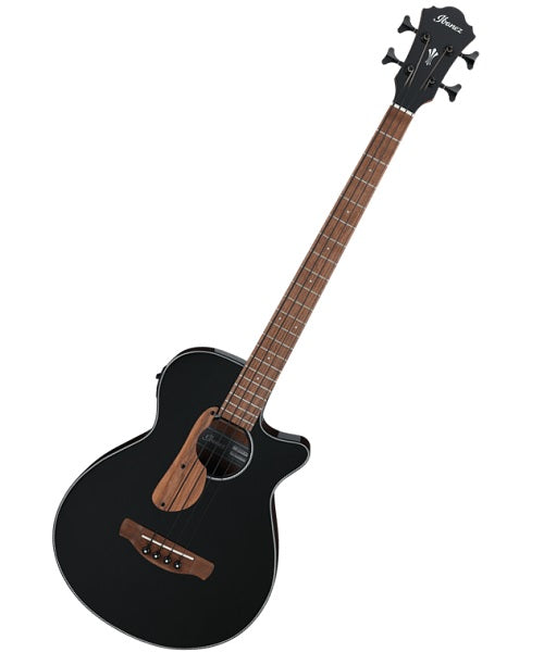 Ibanez Bajo Electroacústico Negro AEGB24E-BKH, Serie AEG