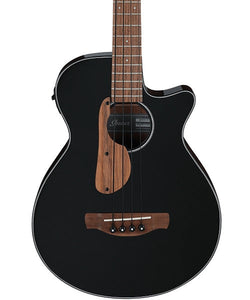 Ibanez Bajo Electroacústico Negro AEGB24E-BKH, Serie AEG