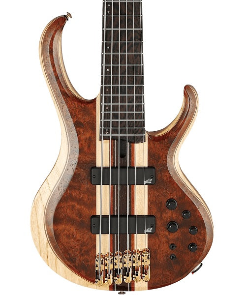 Bajo Eléctrico Ibanez BTB Premium BTB1836-NDL Natural con Funda de 6 Cuerdas