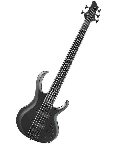 Bajo Eléctrico Ibanez BTB Iron Label BTB625EX-BKF Negro Mate de 5 Cuerdas
