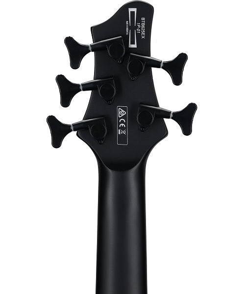 Bajo Eléctrico Ibanez BTB Iron Label BTB625EX-BKF Negro Mate de 5 Cuerdas