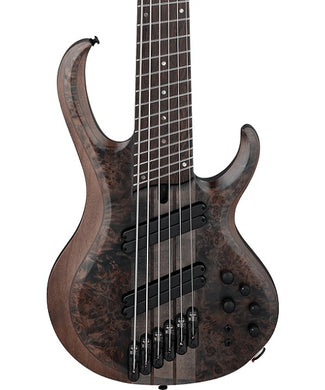 Ibanez Bajo Eléctrico 6 Cuerdas BTB806MS-TGF Gris Mate con Estuche, Serie BTB Bass Workshop