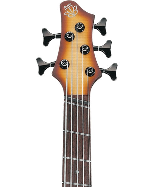 “Exclusiva en Veerkamp Online” Ibanez Bajo Eléctrico 5 Cuerdas BTB705LM-NNF Natural/Sombreado Café Mate, Serie BTB Bass Workshop