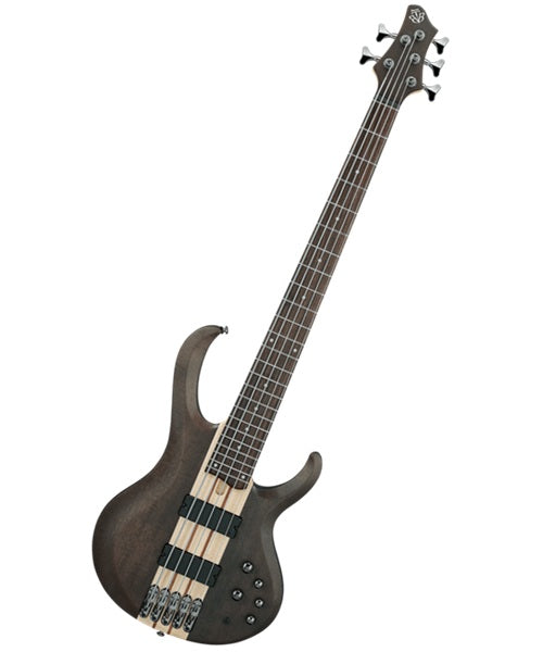Exclusiva en Veerkamp Online Ibanez Bajo Eléctrico 5 Cuerdas BTB605-TGF Gris Transparente Mate, Serie BTB