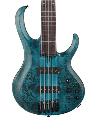 “Exclusiva en Veerkamp Online” Ibanez Bajo Eléctrico 5 Cuerdas BTB945-COL Gris Entintado Azul, Serie BTB