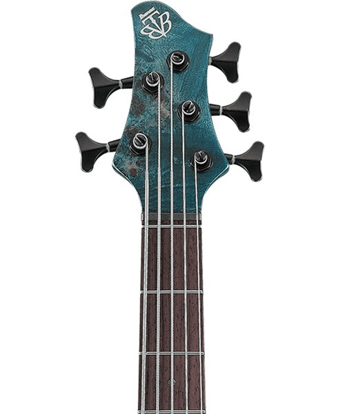 “Exclusiva en Veerkamp Online” Ibanez Bajo Eléctrico 5 Cuerdas BTB945-COL Gris Entintado Azul, Serie BTB