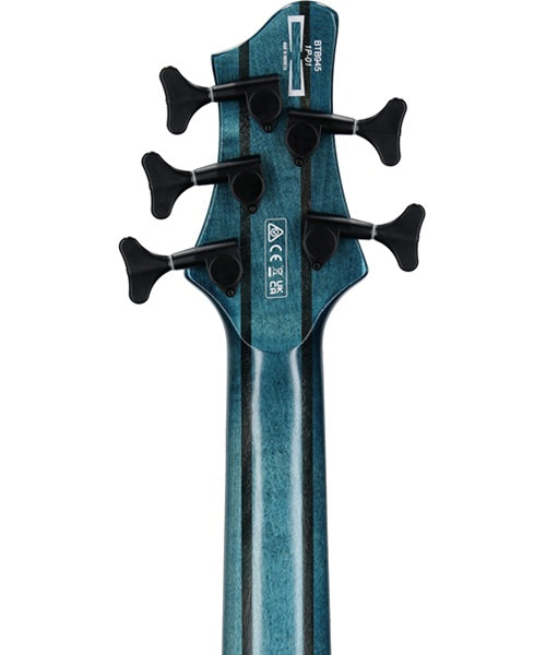 “Exclusiva en Veerkamp Online” Ibanez Bajo Eléctrico 5 Cuerdas BTB945-COL Gris Entintado Azul, Serie BTB