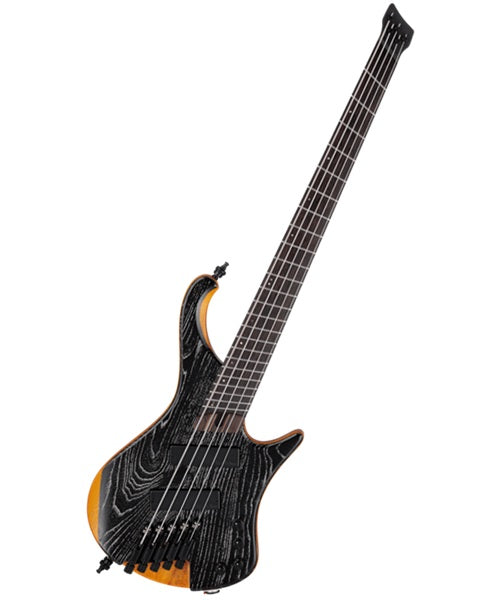 “Exclusiva en Veerkamp Online” Ibanez Bajo Eléctrico 5 Cuerdas Metálico Mate EHB1135MS-SKL con Funda, Bass Workshop