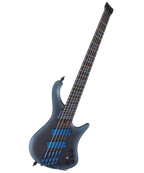 “Exclusiva en Veerkamp Online” Ibanez Bajo Eléctrico 5 Cuerdas Azul Metálico Mate EHB5MSBSP-MAM con Funda, Bass Workshop