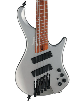 Ibanez Bajo Eléctrico 5 Cuerdas Gris Metálico Mate EHB1005SMS-MGM con Funda, Bass Workshop