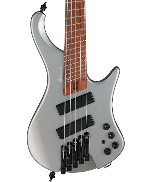 Ibanez Bajo Eléctrico 5 Cuerdas Gris Metálico Mate EHB1005SMS-MGM con Funda, Bass Workshop