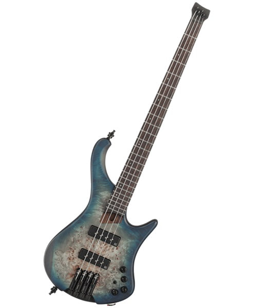 Ibanez Bajo Eléctrico Natural Sombreado Azul/Negro EHB1500-CTF con Funda, Bass Workshop