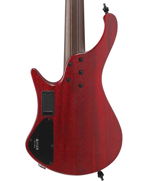 Ibanez Bajo Eléctrico 5 Cuerdas Rojo Entintado Mate EHB1505-SWL con Funda, Bass Workshop