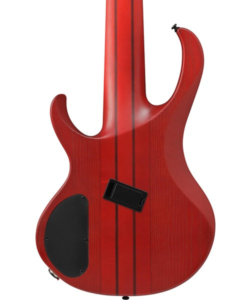 Bajo Eléctrico Ibanez 6 Cuerdas BTB866MS-BRF Café Sombreado Mate con Estuche, Serie BTB Bass Workshop