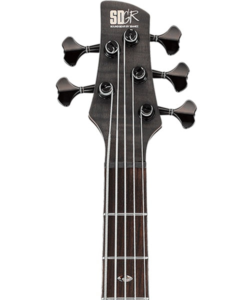 Bajo Eléctrico 5 Cuerdas Ibanez SR1455DW-TGF Entintado Gris Mate con Funda, SR Premium