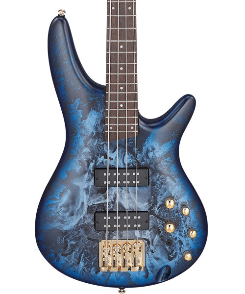 Bajo Eléctrico Ibanez SR300EDX-CZM Azul Texturizado Sombreado Azul Mate