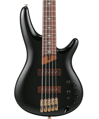 “Exclusiva en Veerkamp Online” Ibanez Bajo Eléctrico 5 Cuerdas Negro SR3505-BK con Estuche, SR Prestige
