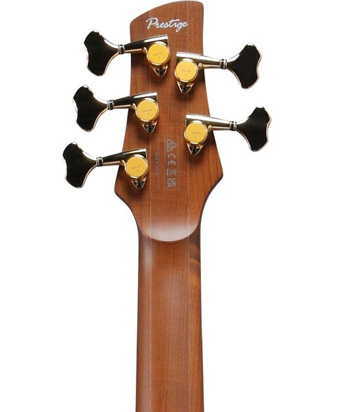 “Exclusiva en Veerkamp Online” Ibanez Bajo Eléctrico 5 Cuerdas Negro SR3505-BK con Estuche, SR Prestige