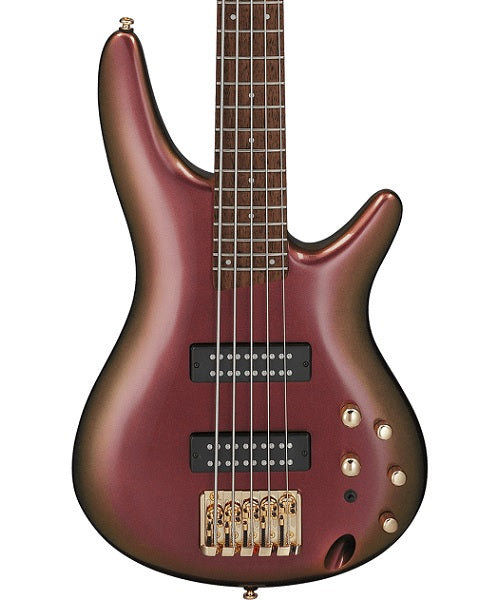 Ibanez Bajo Eléctrico 5 Cuerdas Oro Rosa Tornasol SR305EDX-RGC, Serie SR