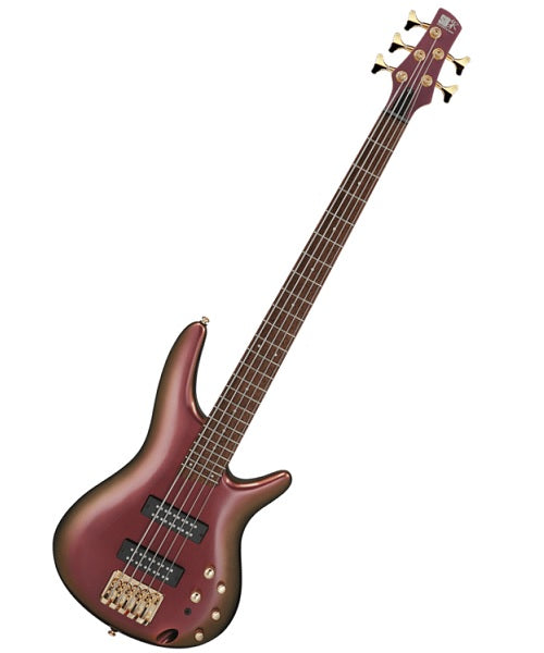 Ibanez Bajo Eléctrico 5 Cuerdas Oro Rosa Tornasol SR305EDX-RGC, Serie SR