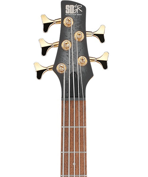 Bajo Eléctrico Ibanez SR305EDX-BZM Gris Texturizado Sombreado Negro Mate de 5 Cuerdas