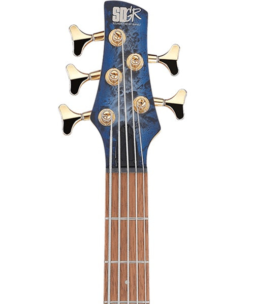 Bajo Eléctrico Ibanez SR305EDX-CZM Azul Texturizado Sombreado Azul Mate de 5 Cuerdas