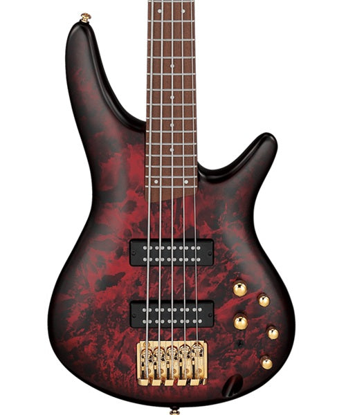 Ibanez Bajo Eléctrico 5 Cuerdas Rojo/Sombreado Negro Mate SR305EDX-WZM, Serie SR