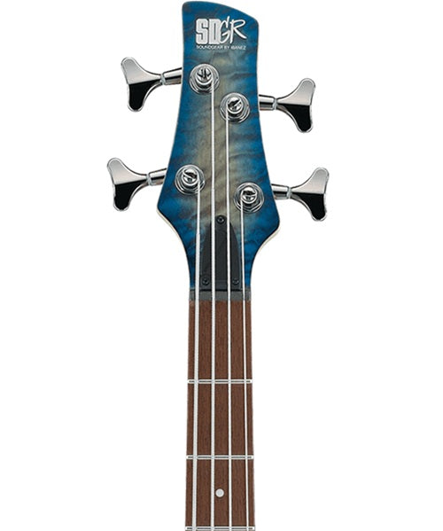 Ibanez Bajo Eléctrico Entintado Gris/Sombreado Azul/Negro SR400EQM-SCB, Serie SR