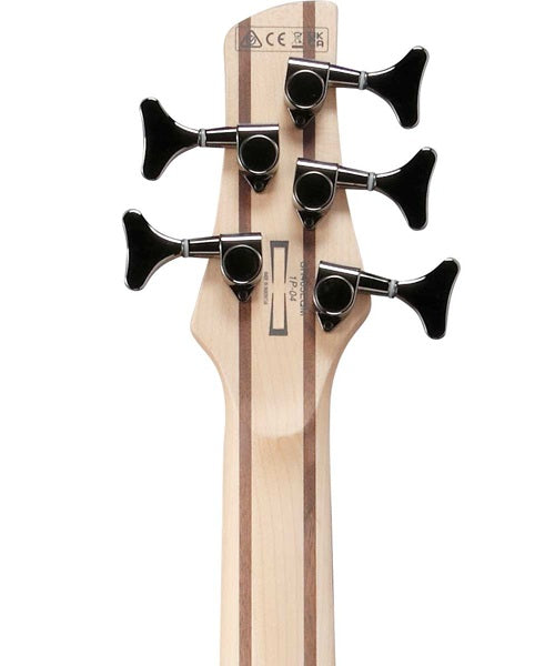Ibanez Bajo Eléctrico 5 Cuerdas Entintado Gris/Sombreado Azul/Negro SR405EQM-SCB, Serie SR