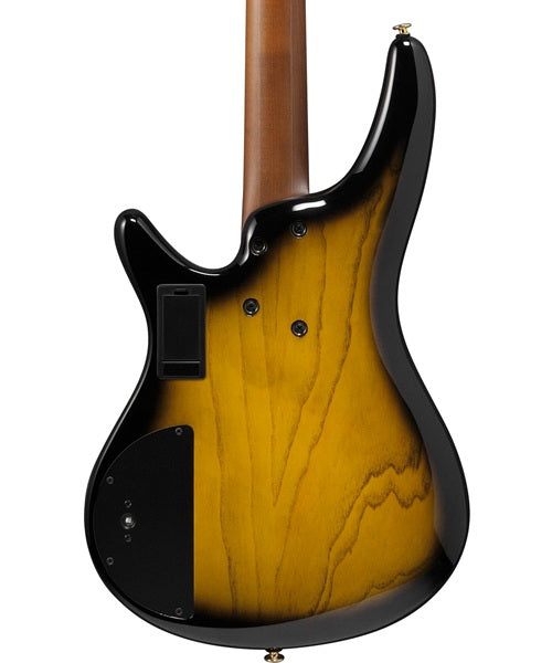 Exclusiva en Veerkamp Online Bajo Eléctrico Ibanez SR4500-DST Ámbar Transparente/Sombreado Negro con Estuche, SR Prestige