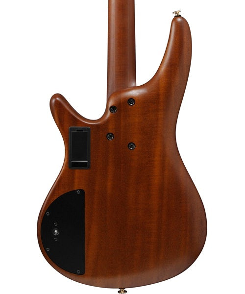 “Exclusiva en Veerkamp Online” Ibanez Bajo Eléctrico Caoba Mate SR5500-MHF con Estuche, SR Prestige