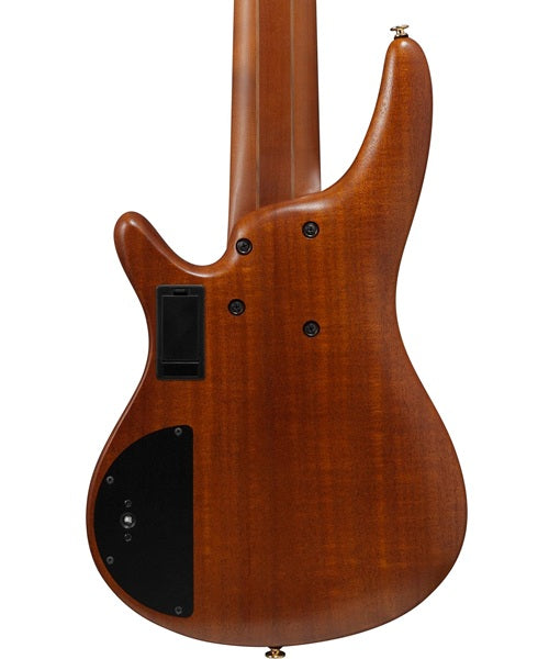 “Exclusiva en Veerkamp Online” Ibanez Bajo Eléctrico 6 Cuerdas Caoba Mate SR5506-MHF con Estuche, SR Prestige