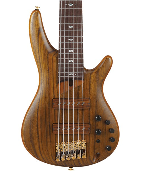 “Exclusiva en Veerkamp Online” Ibanez Bajo Eléctrico 6 Cuerdas Caoba Mate SR5506-MHF con Estuche, SR Prestige