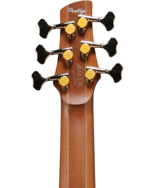 “Exclusiva en Veerkamp Online” Ibanez Bajo Eléctrico 6 Cuerdas Caoba Mate SR5506-MHF con Estuche, SR Prestige