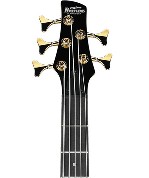 Bajo Eléctrico Ibanez Gio GSR205PC-TMU Entintado Azul Sombreado Negro de 5 Cuerdas