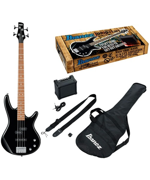 Ibanez Bajo Eléctrico Negro con Combo y Accesorios IJSR190N-BK, Serie Jumpstart