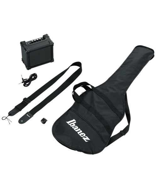 Ibanez Bajo Eléctrico Negro con Combo y Accesorios IJSR190N-BK, Serie Jumpstart