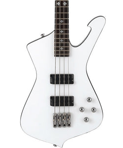 “Exclusiva en Veerkamp Online” Ibanez Bajo Eléctrico SDB3-PW Blanco con Estuche, Sharlee D'Angelo