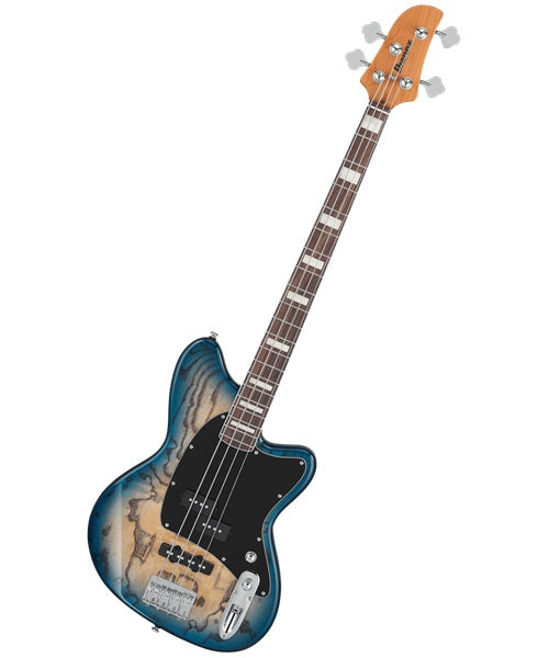 Ibanez Bajo Eléctrico Natural Sombreado Azul TMB400TA-CBS, Serie Talman