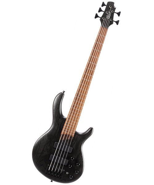 Cort Bajo Eléctrico 5 Cuerdas Negro Mate B5 ELEMENT OPTB, Serie Artisan