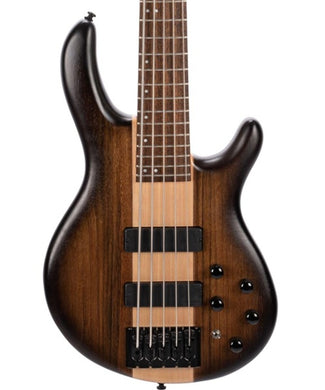 Cort Bajo Eléctrico 5 Cuerdas Natural Sombreado Café Mate C5 PLUS OVMH ABB, Serie Artisan