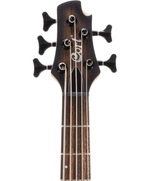 Cort Bajo Eléctrico 5 Cuerdas Natural Sombreado Café Mate C5 PLUS OVMH ABB, Serie Artisan